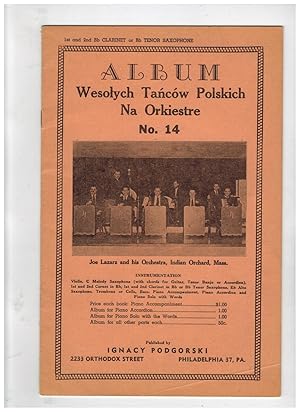 ALBUM WESOLYCH TANCOW POLSKICH NA ORKIESTRE NO. 14 (1st and 2nd B Flat Clarinet or B Flat Tenor S...