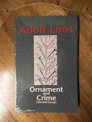 Bild des Verkufers fr Ornament and Crime. Selected Essays. zum Verkauf von Buchhandlung Neues Leben