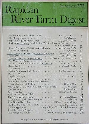 Rapidian River Farm Digest -- Summer, 1973