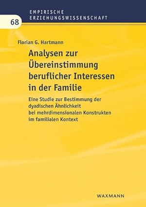 Immagine del venditore per Analysen zur bereinstimmung beruflicher Interessen in der Familie venduto da Rheinberg-Buch Andreas Meier eK