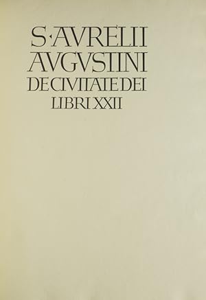 De Civitate Dei Libri XXII