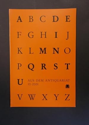 Seller image for Aus dem Antiquariat 10 - 2001 for sale by Antiquariat Strter