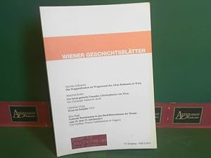 Bild des Verkufers fr Wiener Geschichtsbltter, 70.Jahrgang, 2015, Heft 2. zum Verkauf von Antiquariat Deinbacher
