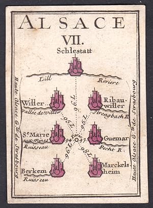 "Alsace VII." - Elsass Frankreich France Sélestat Willer Sainte-Marie Guémar Marckolsheim Origina...