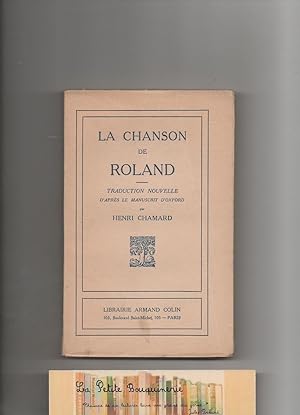 Seller image for La Chanson de Roland for sale by La Petite Bouquinerie