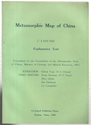 Seller image for Metamorphic Map of China 1: 4 000 000 . Explanatory text. Commission for the Compilation of the Metamorphic Map of China, Ministry of Geology and Mineral Resources, PRC. for sale by City Basement Books