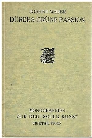 Bild des Verkufers fr Dreres Grne Passion. Mit 19 Abbildungen. zum Verkauf von Antiquariat Bernd Preler