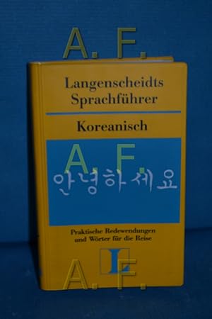 Bild des Verkufers fr Langenscheidts Sprachfhrer, Teil: Koreanisch : mit Reisewrterbuch deutsch-koreanisch. zum Verkauf von Antiquarische Fundgrube e.U.