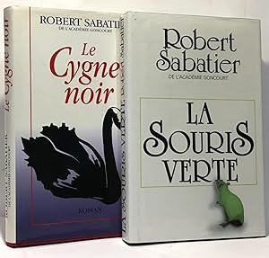 Image du vendeur pour Le cygne noir + La souris verte --- 2 romans mis en vente par crealivres