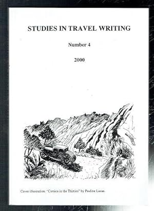 Image du vendeur pour Studies in Travel Writing Number 4 2000 mis en vente par Sonnets And Symphonies
