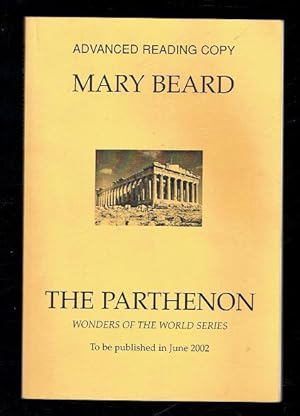 Imagen del vendedor de The Parthenon. Advanced Reading Copy a la venta por Sonnets And Symphonies
