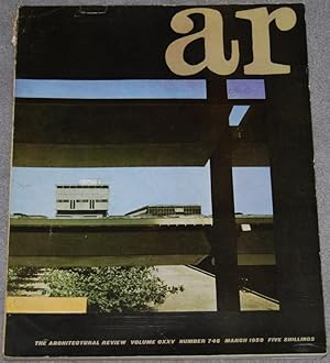 Imagen del vendedor de The Architectural Review, volume 125, number 746, March 1959 a la venta por Springhead Books