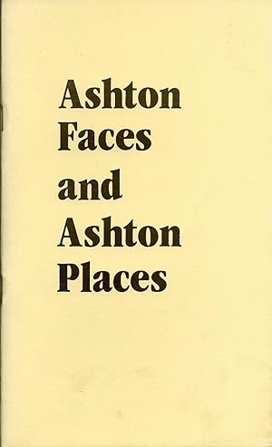 Ashton Faces and Ashton Places Fifty Years Ago