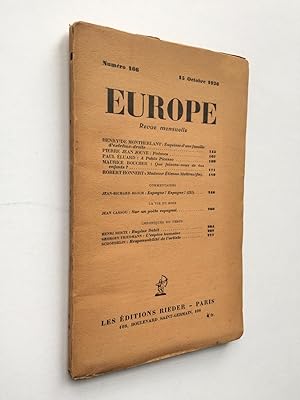 EUROPE N° 166 (1936)