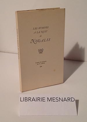 Seller image for Les hymnes  la nuit de Novalis, traduits & prsents par H. Stierlin. Paris. GLM. 1951 for sale by Mesnard - Comptoir du Livre Ancien