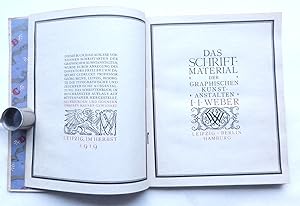 Das Schrift-Material der graphischen Kunst-Anstalten J. J. Weber.