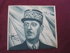 Seller image for Affichette reprsentant un portrait de De Gaulle en noir et blanc, dite par le Rassemblement du Peuple Franais, annonant "Le jeudi 15 Janvier 1948  15 heures, Grard DAVAINE, Conseiller Municipal de Saint-Amand-les-Eaux, Candidat au Conseil Gnral d for sale by Le-Livre