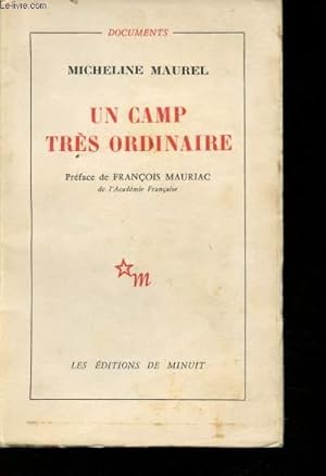 Seller image for Un camp trs ordinaire. (Neubrandebourg). Prface de Franois Mauriac. for sale by Le-Livre