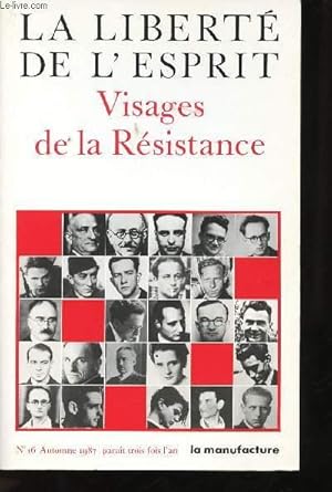 Bild des Verkufers fr Visages de la Rsistance. zum Verkauf von Le-Livre