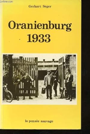 Imagen del vendedor de Oranienburg 1933. a la venta por Le-Livre