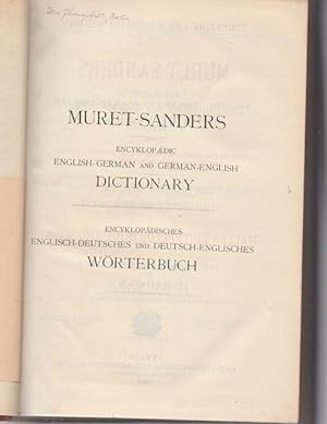 Muret-Sanders enzyklpädisches englisch-deutsches und deutsch-englisches Wörterbuch. II. Band ; De...