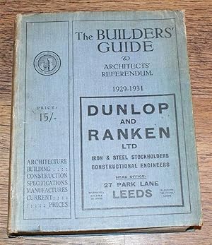 The National Federation Builders' Guide and Architects' Referendum 1929-1931