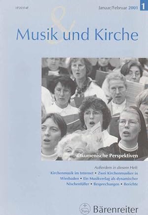Immagine del venditore per kumenische Perspektiven. Nr. 1 / 2001. Musik + Kirche. 71. Jg. venduto da Fundus-Online GbR Borkert Schwarz Zerfa