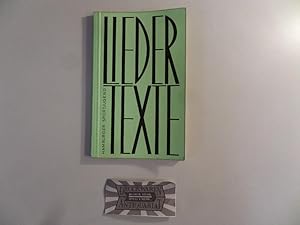 Liedertexte International. Songs - Chants - Visor.