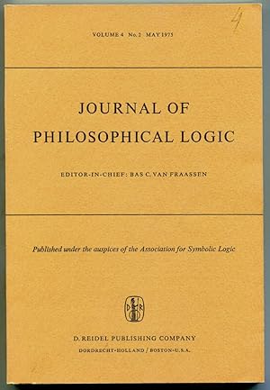 Journal of Philosophical Logic: Volume 4, No. 2, May 1975