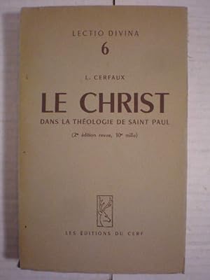 Imagen del vendedor de Le Christ dans la Theologie de Saint Paul a la venta por Librera Antonio Azorn
