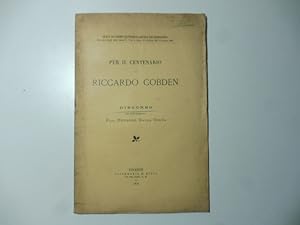 Immagine del venditore per Per il centenario di Riccardo Cobden. Discorso venduto da Coenobium Libreria antiquaria