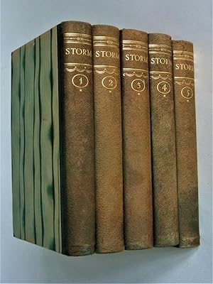 Theodor Storm. Sämtliche Werke. Eingeleitet und herausgegeben von Paul Wiegler (5 Bände, Halblede...