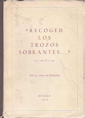 Seller image for Recoged los trozos sobrantes for sale by LIBRERA GULLIVER