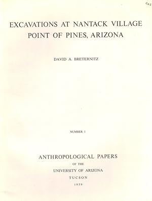 Seller image for Excavations At Nantack Village Point of Pines, Arizona for sale by Kenneth Mallory Bookseller ABAA