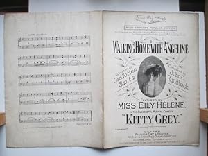 Image du vendeur pour Walking home with Angeline: Featured by Miss Eily Helene in the successful musical comedy Kitty Grey mis en vente par Aucott & Thomas