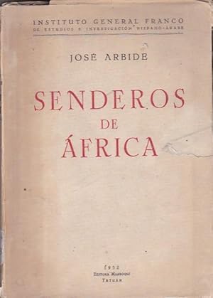 Imagen del vendedor de Senderos de Africa a la venta por LIBRERA GULLIVER