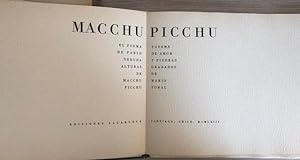 Alturas de Macchu Picchu. El poema de Pablo Neruda Alturas de Macchu Pichu. Totems de amor y pied...