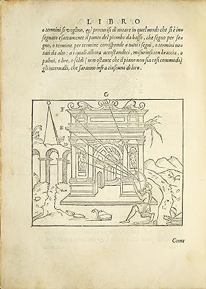 Image du vendeur pour Del modo di misurare le distantie, le superficie, i corpi, le piante, le provincie, le prospettiue, & tutte le altre cose terrene, che possono occerrere a gli huomini. mis en vente par Librairie Camille Sourget