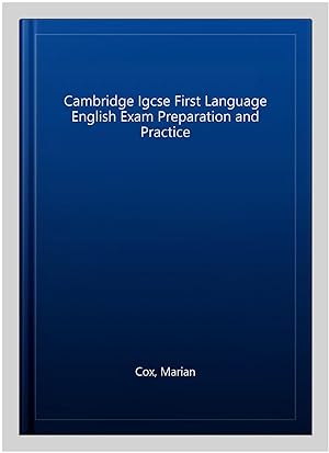 Bild des Verkufers fr Cambridge Igcse First Language English Exam Preparation and Practice zum Verkauf von GreatBookPrices