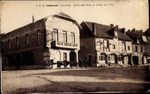 Seller image for Ansichtskarte / Postkarte Lubersac Corrze, Salle des Ftes et Htel de Ville for sale by akpool GmbH