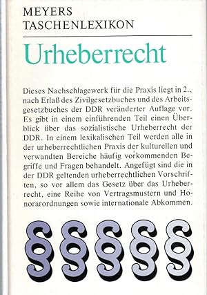 Seller image for Meyers Taschenlexikon: Urheberrecht for sale by Antiquariat Jterbook, Inh. H. Schulze