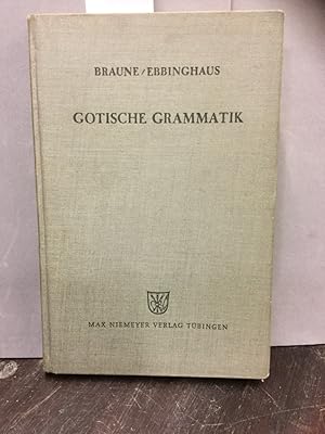 Bild des Verkufers fr Gotische Grammatik. Sammlung kurzer Grammatiken germanischer Dialekte. A. Hauptreihe Nr. 1. Mit Lesestcken udn Wrterverzeichnis. zum Verkauf von Kepler-Buchversand Huong Bach