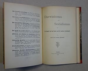 Seller image for Darwinismus und Sozialismus oder Der Kampf um das Dasein und die moderne Gesellschaft. for sale by Antiquariat Martin Barbian & Grund GbR