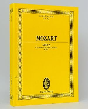 Seller image for Mozart - MISSA fr 4 Solostimmen, Chor und Orchester C minor / c-Moll / Ut mineur K 427 : Studienpartitur : (Reihe: Edition Eulenburg, No. 983) for sale by exlibris24 Versandantiquariat