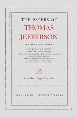 Immagine del venditore per Papers of Thomas Jefferson : 1 September 1819 to 31 May 1820 venduto da GreatBookPrices