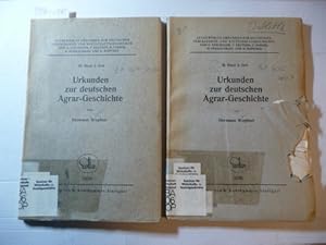 Bild des Verkufers fr Urkunden zur deutschen Agrar-Geschichte. In: Ausgewhlte Urkunden zur deutschen Verfassungs- und Wirtschaftsgeschichte. Von G. von Below, F. Keutgen, P. Sander, H. Spangenberg - III. Band. / 3. Heft zum Verkauf von Gebrauchtbcherlogistik  H.J. Lauterbach