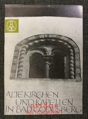 Image du vendeur pour Alte Kirchen und Kapellen in Bad Godesberg. Kleine Godesberger Schriftenreihe ; H. 8 mis en vente par art4us - Antiquariat