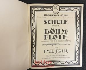 Schule für die Böhm-Flöte : Method for the Boehm flute : op. 7 : Teil 1.2. Beide Teile in 1 Band....