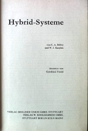 Image du vendeur pour Hybrid-Systeme mis en vente par books4less (Versandantiquariat Petra Gros GmbH & Co. KG)