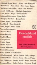 Bild des Verkufers fr Deutschland erzhlt; Teil: Von Arthur Schnitzler bis Uwe Johnson. zum Verkauf von Auf Buchfhlung